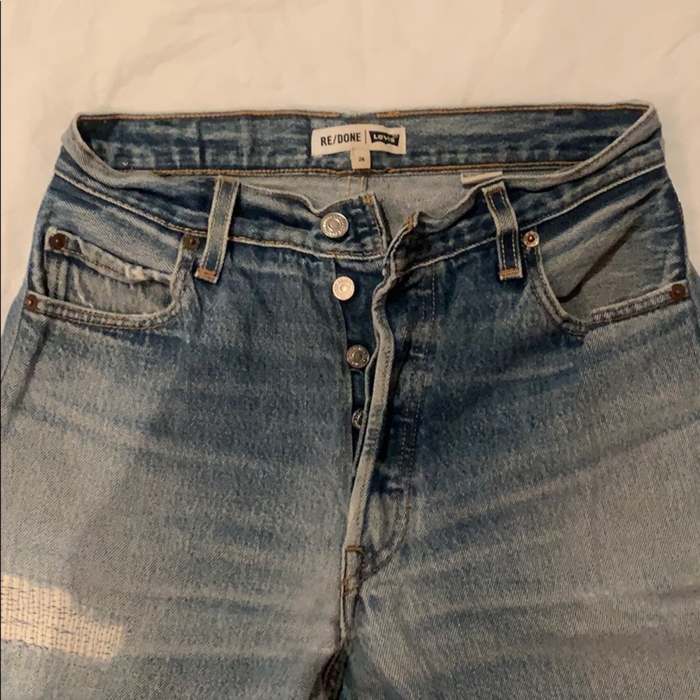 RE/DONE cropped jeans size 26